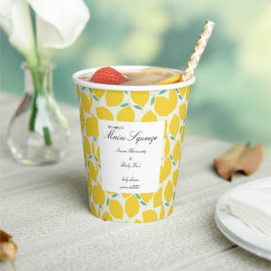 Mommys Liebling Zitronen-Zitrus-Baby-Party Pappbecher
