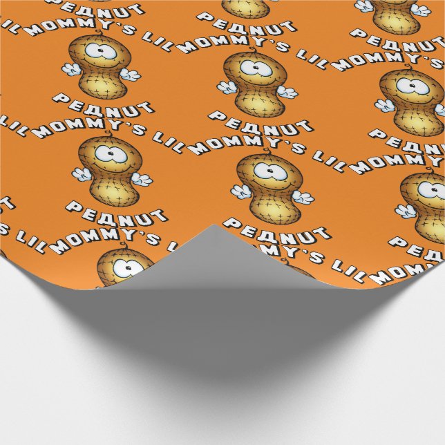 Mommy's Lil Peanut Geschenkpapier (Ecke)
