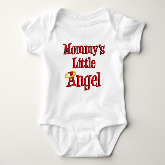 Mommy's Little Angel Baby Strampler (Vorderseite)