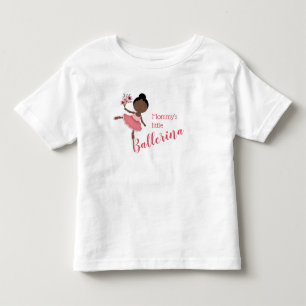 Mommy's Little Ballerina (Dark Hair & Skin) Kleinkind T-shirt