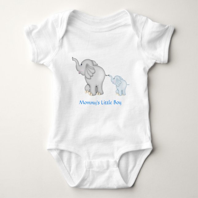 Mommy's Little Boy Elephant T - Shirt (Vorderseite)