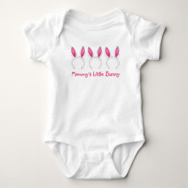 Mommy's Little Bunny Oaster Pink Rabbit Ohren Baby Strampler