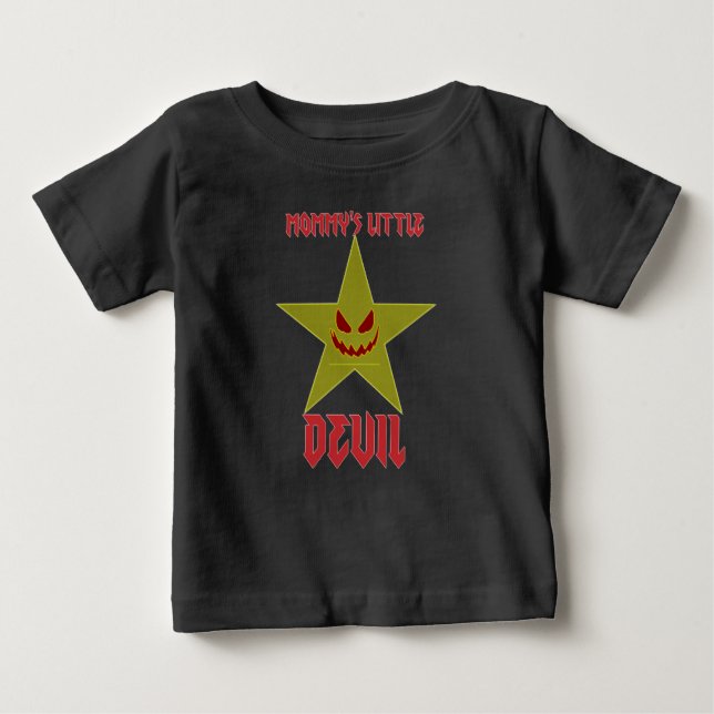Mommy's Little Devil Baby T-shirt (Vorderseite)