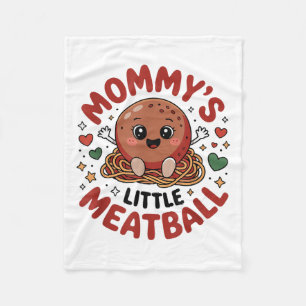 Mommys Little Meat Niedlich Baby Darling Liebe Mot Fleecedecke