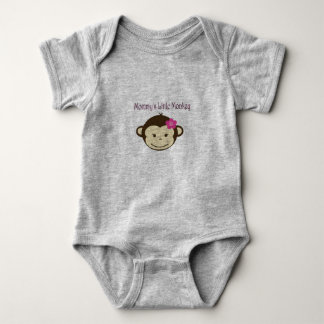 Mommy's Little Monkey Baby Jersey Baby Strampler
