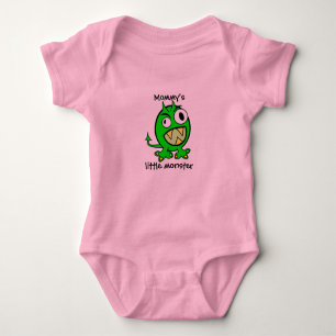 Mommy's Little Monster - Grüne Version Baby Strampler