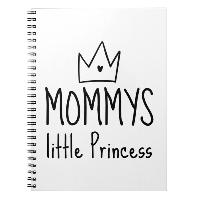 Mommys Little Princess Notizblock (Vorderseite)