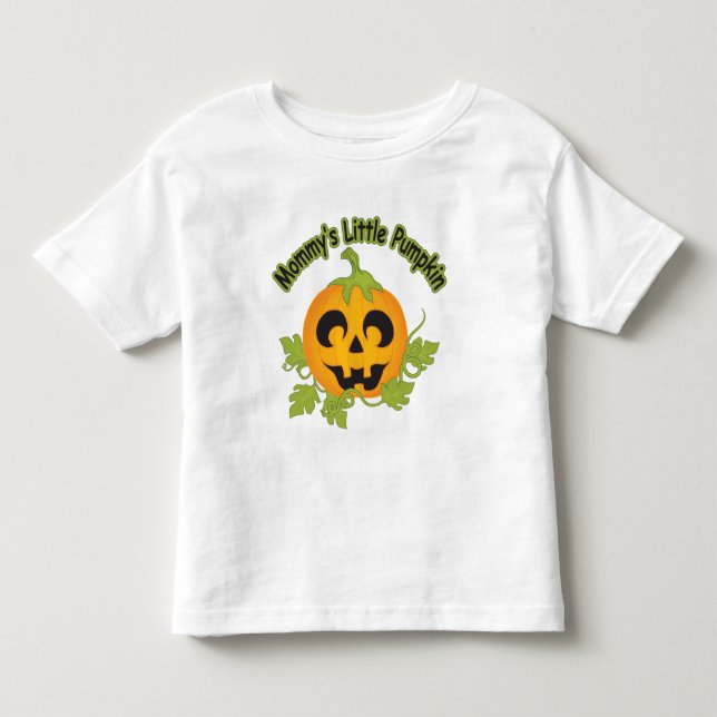 Mommy's Little Pumpkin Kleinkind T-shirt (Vorderseite)