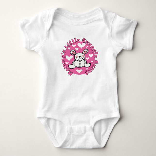 Mommy's Little Snuggle Bunny Baby Strampler (Vorderseite)