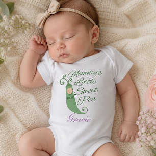 Mommy's Little Sweet Pea Baby T - Shirt oder Stram