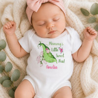 Mommy's Little Sweet Pea Baby T - Shirt oder Stram