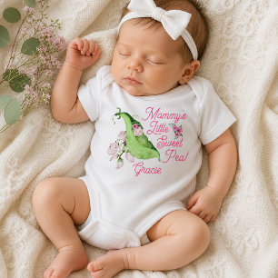 Mommy's Little Sweet Pea Baby T - Shirt oder Stram