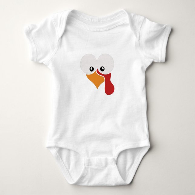 Mommy's Little Turkey Baby Strampler (Vorderseite)