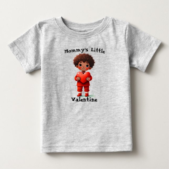 Mommy's Little Valentine Baby T-shirt (Vorderseite)