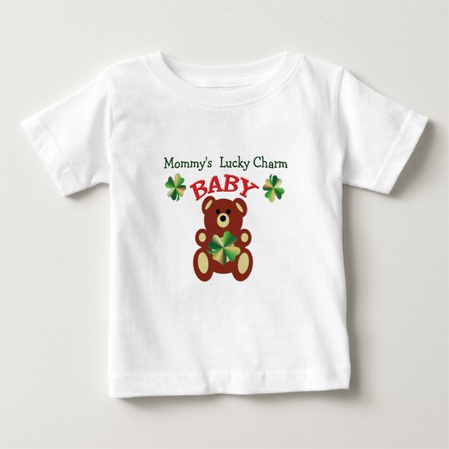 Mommy's Lucky Charm Baby Shirt (Vorderseite)
