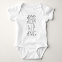 Mommy's milch Bar VIP Mitglied Baby Jersey Bodysui