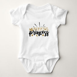 Mommy's Prinzessin Typografie Baby Strampler