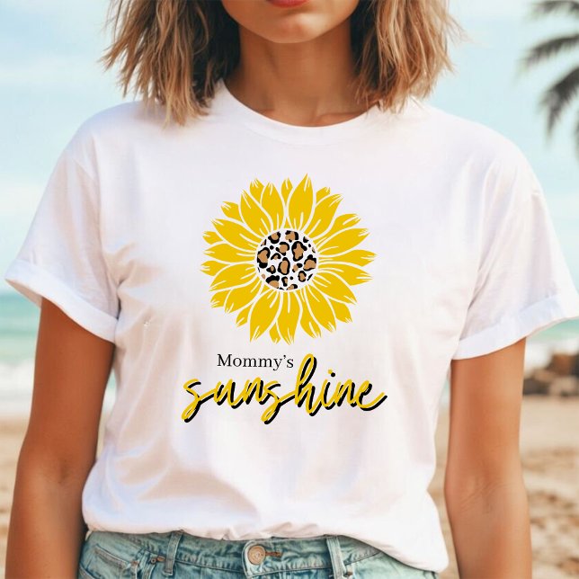 Mommy's Sunshine | Gelbe Sonnenblumenblätter T-Shirt (Von Creator hochgeladen)