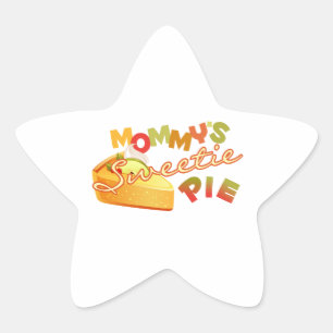 Mommy's Sweetie Pie Stern-Aufkleber