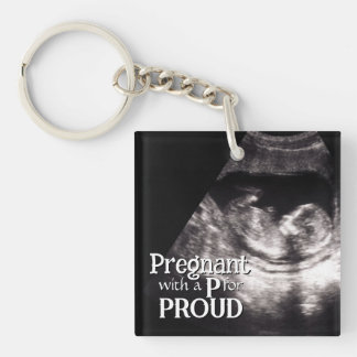 Mommy's Ultrasound stolze Mutter Typografie Schlüsselanhänger