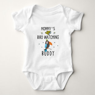 Mommys Vogelbeobachtung Buddy Ornithologe Baby Strampler