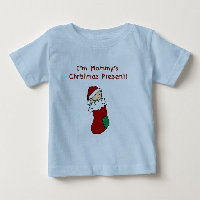 Mommy's Weihnachtsgeschenk Baby T-shirt (Vorderseite)