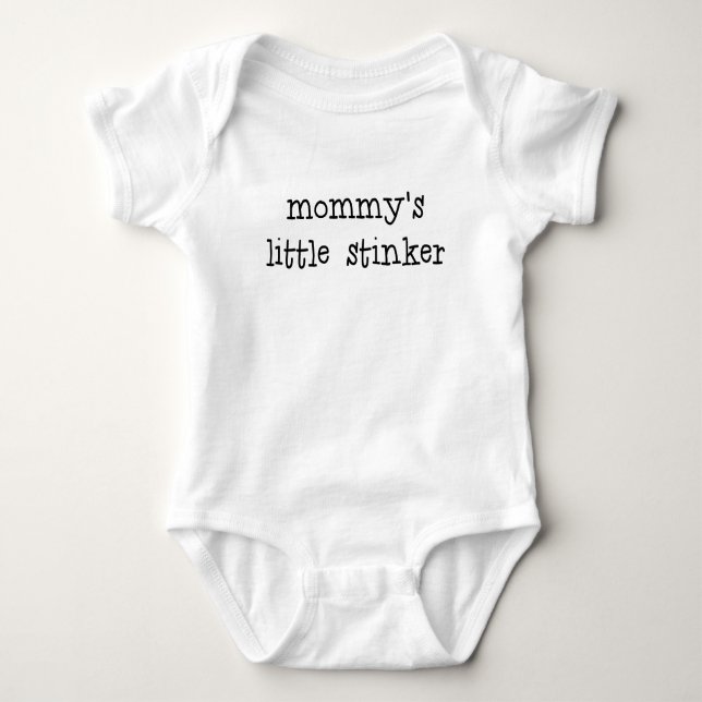 Mommys wenig stinker.png baby strampler (Vorderseite)