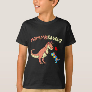 Mommysaurus Puzzle Dinosaur Autismus-Bewusstsein M T-Shirt