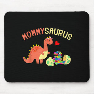 Mommysaurus-Puzzle-Dinosaur Dino Autismus-Bewussts Mousepad
