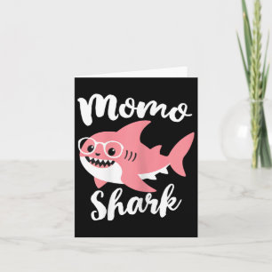 Momo Shark Mutter Tag Oma Funny Karte