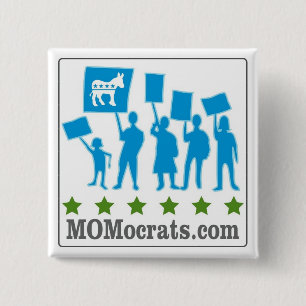 MOMocrats Knopf Button