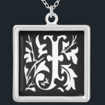Momogram Silver Necklace Versilberte Kette<br><div class="desc">Keepake Necklaces Wählen Sie entweder Silver Plated Gold Finish oder Sterling Silver Unique Personalisiert Custom !st Christmas Gift Wedding Party Necklaces - um die Hintergrundfarbe zu ändern - klicken Sie auf Anpassen - wählen Sie das letzte Tool aus dem Drop-Down-Menü und wählen Sie aus einer der angezeigten Farben oder geben...</div>