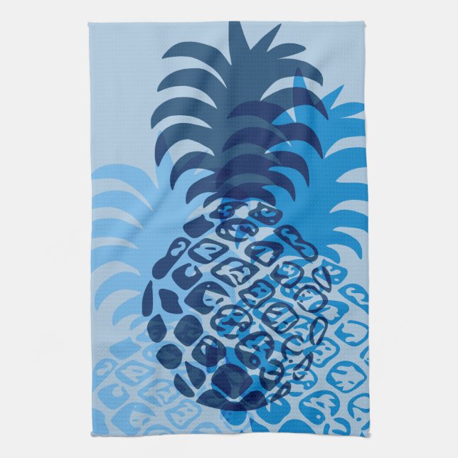 Momona Ananas Hawaiian Tropical Handtuch (Vertikal)