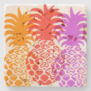 Momona Ananas Hawaiian Tropical Steinuntersetzer