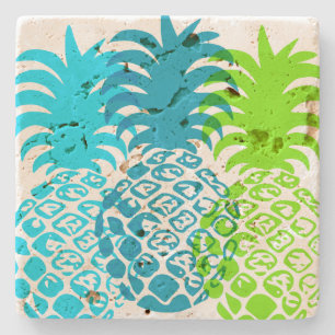 Momona Ananas Hawaiian Tropical Steinuntersetzer