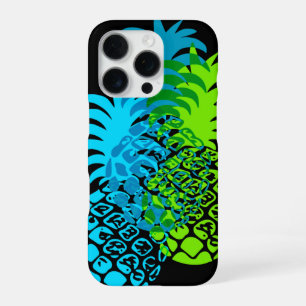 Momona Ananas Hawaiian Tropical Türkis iPhone 16 Pro Hülle