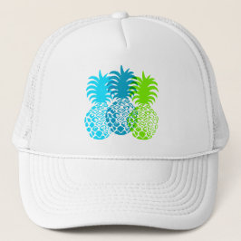 Momona Ananas-hawaiisches tropisches Truckerkappe