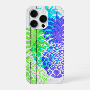 Momona Bedrängte Hawaiianische Ananas Falsches Hol iPhone 16 Pro Hülle