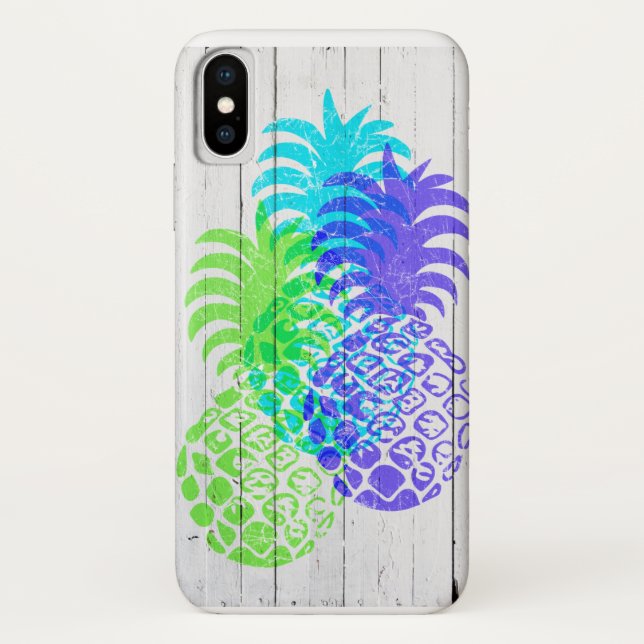 Momona beunruhigte das hawaiische hölzerne Case-Mate iPhone hülle (Rückseite)