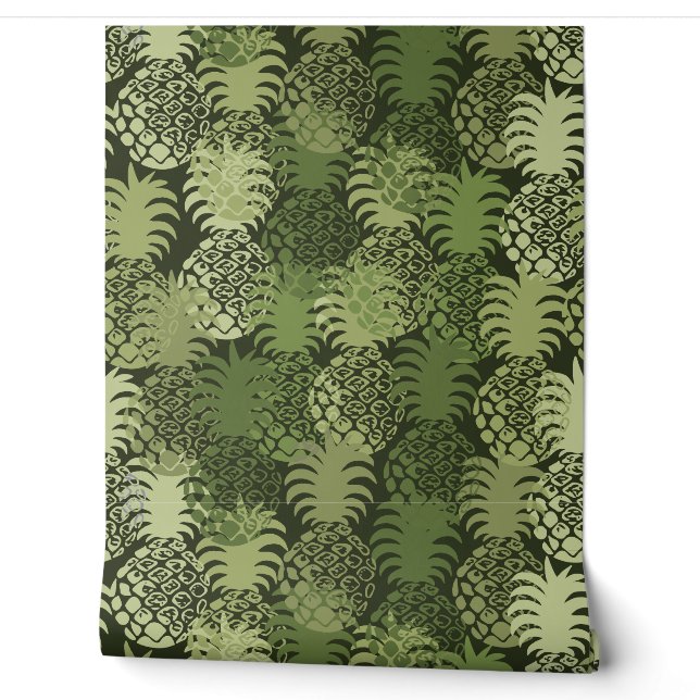 Momona Hawaiian Tropical Panapuls Toss - Grün Tapete (Abrollen)