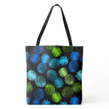 Momona Hawaiian Tropical Pineapel Beach Bag