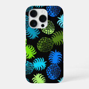 Momona Hawaiian Tropical Pineapple Blue iPhone 16 Pro Hülle