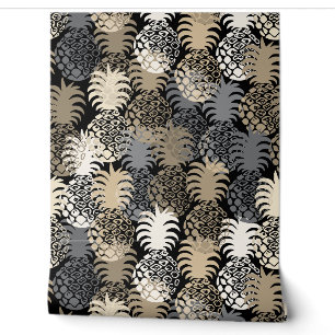 Momona Hawaiian Tropical Pineapple Toss - Neutral Tapete
