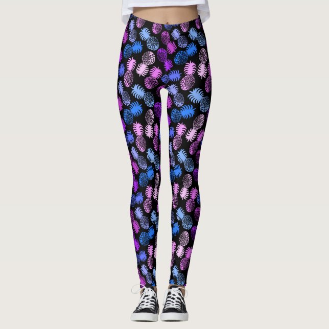Momona Hawaiian Tropical Pineapse Leggings (Vorderseite)
