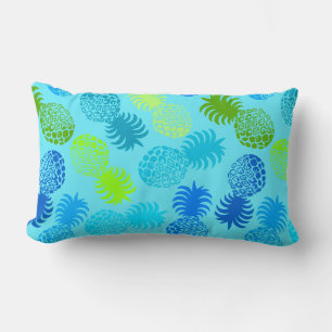 Momona Hawaiian Tropical Pineapse reversible Lendenkissen