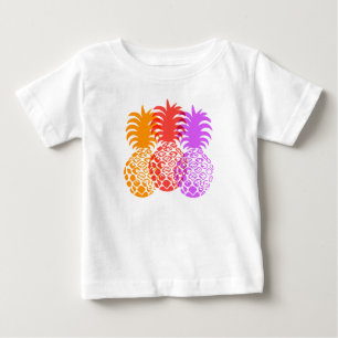 Momona Pineaple Hawaiian Tropical Baby T-shirt