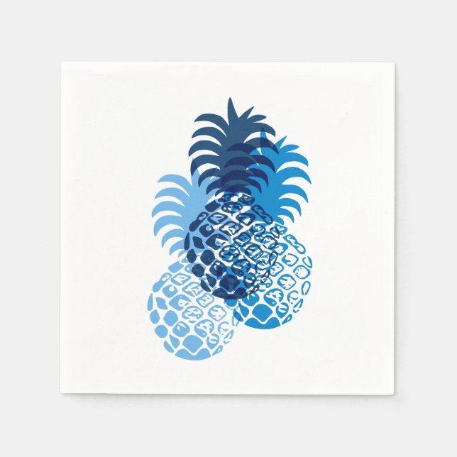 Momona Pineaple Hawaiian Tropical Serviette (Vorderseite)