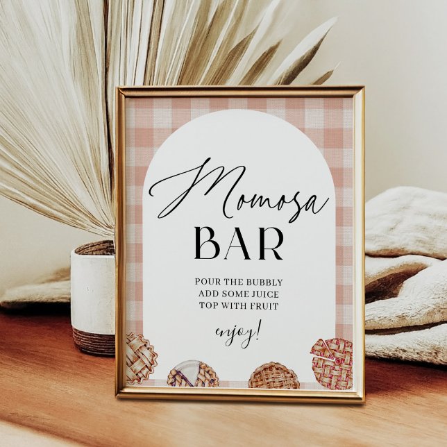 Momosa Bar Little Süsse Pie Baby Dusche Party Poster (Von Creator hochgeladen)