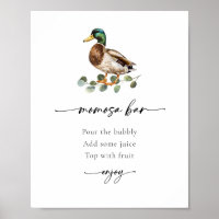 Momosa Bar Mallard Duck Babydusche