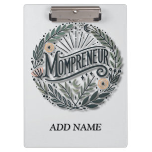 Mompreneur Themed Klemmbrett